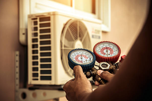 Professional Ductwork Repair technician working in Merit, TX